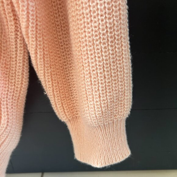 Fall Knitted Sweater, Pink, Grey, White XXL - Picture 2 of 3